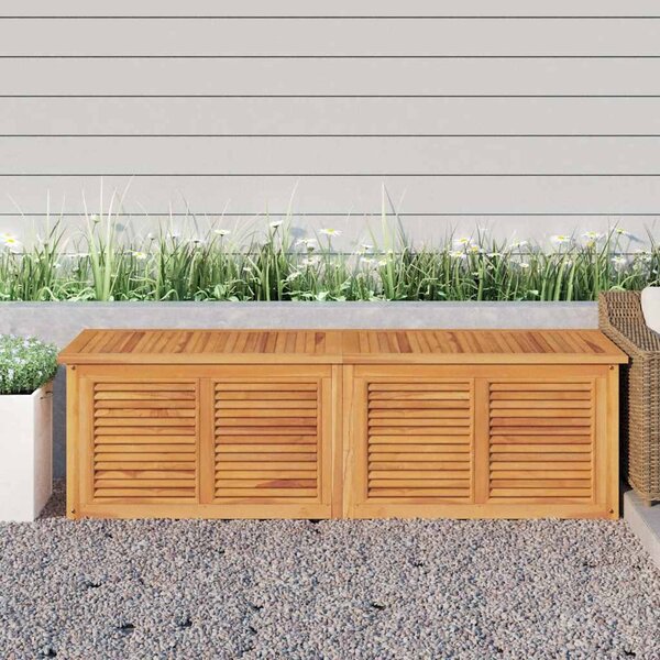 Zahradní úložný box s vložkou 175 x 50 x 55 cm masivní teak