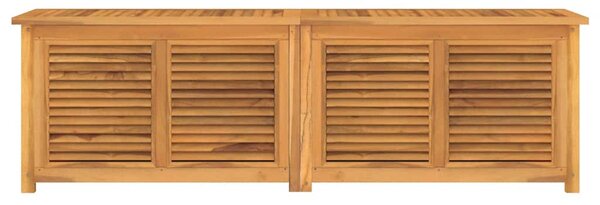 Zahradní úložný box s vložkou 175 x 50 x 55 cm masivní teak