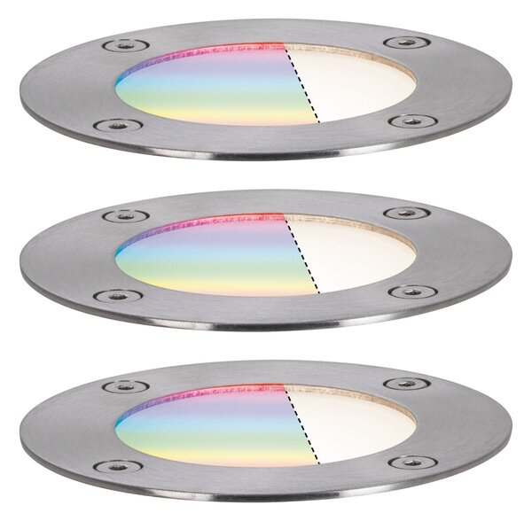 Paulmann 94275 Plug&Shine základní set zápustných venkovních svítidel RGBW 3x3,6W LED, IP65 ZigBee