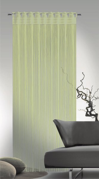 Albani Provázková záclona Cord zelená, 90 x 245 cm