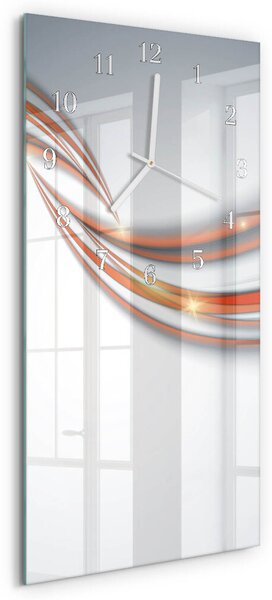 Skleněné hodiny vertikální Vzor zsppb-30x60-00093175