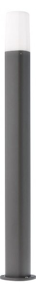 REDO Group 9077 Crayon, sloupkové svítidlo, 1x42W E27, tmavě šedá, výška 80cm, IP44
