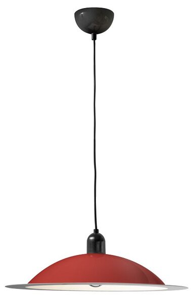 Stilnovo 8989 Lampiatta, retro červené závěsné svítidlo, 1x11W LED E27, prům. 50cm