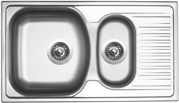 Nerezový dřez Sinks TWIN 780.1 V matný