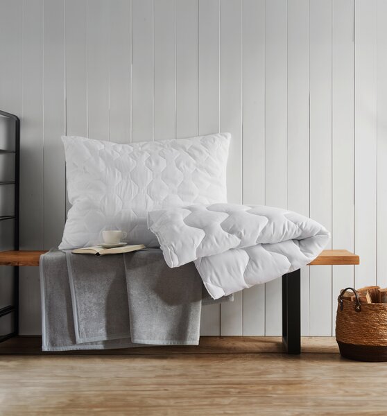 SOUPRAVA PŘIKRÝVKY A POLŠTÁŘE, polyester, 140x200/70x90 cm Boxxx - Ložní soupravy