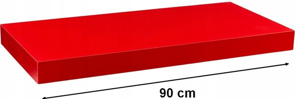 Police MDF deska Stilista 23,5 x 3,8 cm odstíny červené