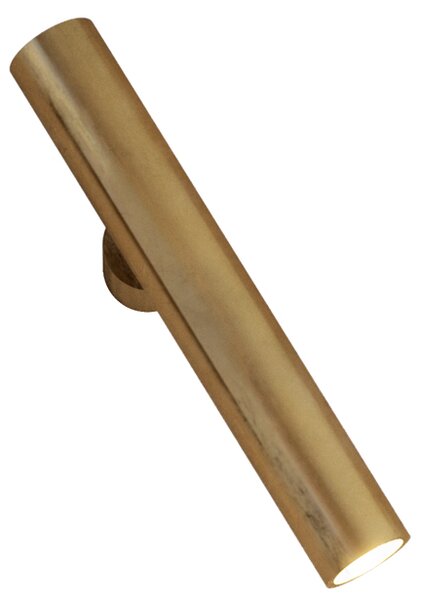 Axolight Ego, nástěnné/stropní svítidlo z přírodní mosazi, LED 8,8W 3000K výška 23,9cm
