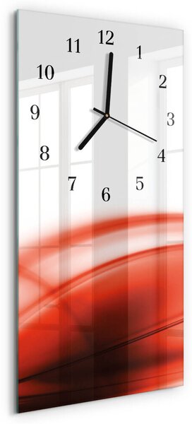 Skleněné hodiny vertikální Abstraktní čáry zsppc-30x60-00170694