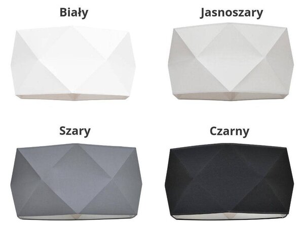 Závěsné svítidlo Diamond, 1x textilní stínítko (výběr ze 4 barev), (výběr ze 3 barev konstrukce)