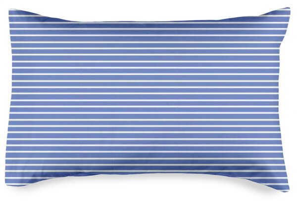 Povlak na polštářek Pruhy modrá, 50 x 70 cm