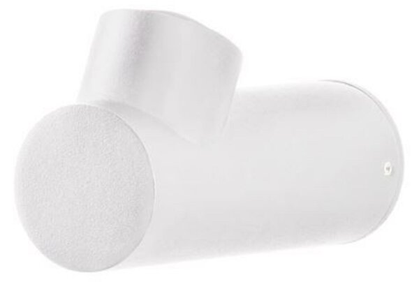 NOVA LUCE venkovní nástěnné svítidlo BRICE bílý hliník skleněný difuzor Osram LED 6W 3000K 220-240V IP54 9136177