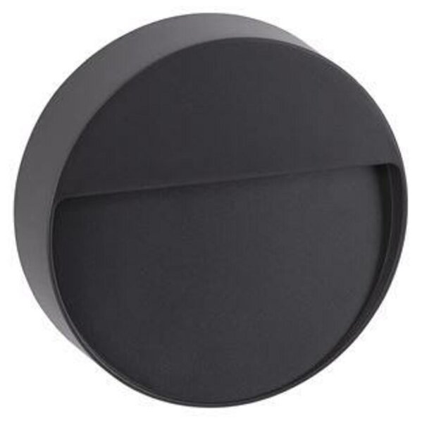 NOVA LUCE venkovní nástěnné svítidlo BRIGI tmavě šedý akrylový kryt a difuzor LED 1.2W 3000K 220-240V IP65 9020927