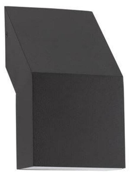NOVA LUCE venkovní nástěnné svítidlo BRIGITTA černý hliník a akrylový difuzor proti oslnění LED 6W 3000K 100-240V IP65 9020928