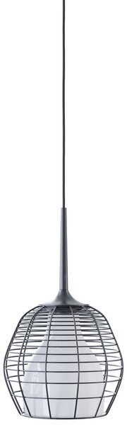Diesel 50110 1700 Cage small cluster, svítidlo z černého kovu a bílého skla, 1x15W E27, prům. 27,5cm
