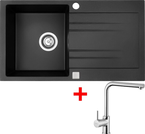 Set Sinks RAPID 780 Granblack + baterie ELKA Chrom
