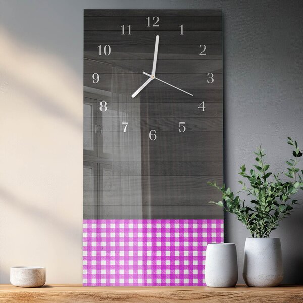 Skleněné hodiny vertikální Tabulka zsppb-30x60-00090570