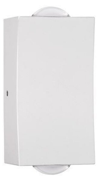 NOVA LUCE venkovní nástěnné svítidlo DEWEI bílý hliník a akryl LED 2x2W 3000K 500mA 100-240V 68st. IP54 světlo nahoru a dolů 9026118