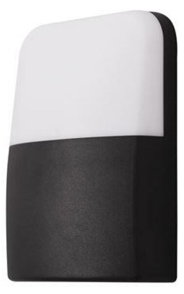 NOVA LUCE venkovní nástěnné svítidlo DROPLET černý hliník a akryl LED 6W 3000K 100-240V 64st. IP65 9522102