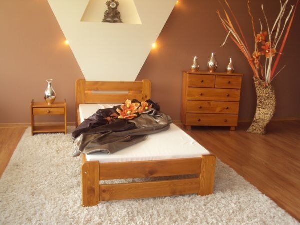 Maxi-drew Borovicová postel Eureka 90 x 200 cm