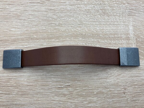 Gamet NIKOL hnědá kůže/ ocel patina 128 mm