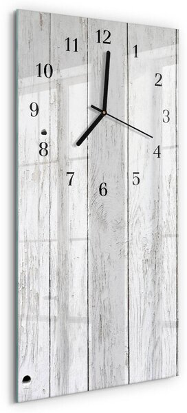 Skleněné hodiny vertikální Dřevo zsppc-30x60-00058805