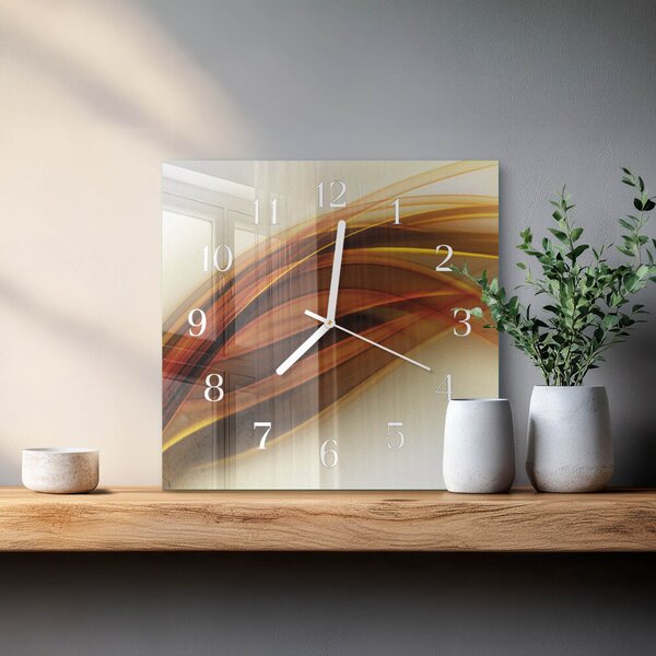 Skleněné hodiny Abstrakce zskb-30x30-00083984