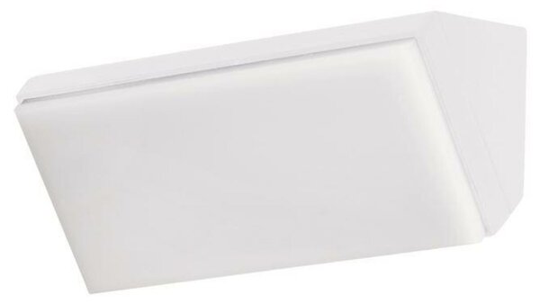 NOVA LUCE venkovní nástěnné svítidlo KEEN bílý hliník akrylový difuzor LED 12W 3000K 220-240V 108st. IP65 9270028