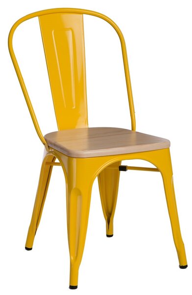 Židle Paris Wood borovice natural žlutá
