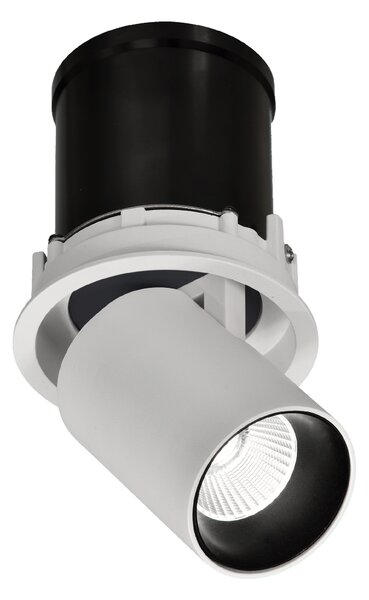 Mantra 6400 Grada, bílá výklopná bodovka LED 7W 610lm 3000K, půměr 8,4cm