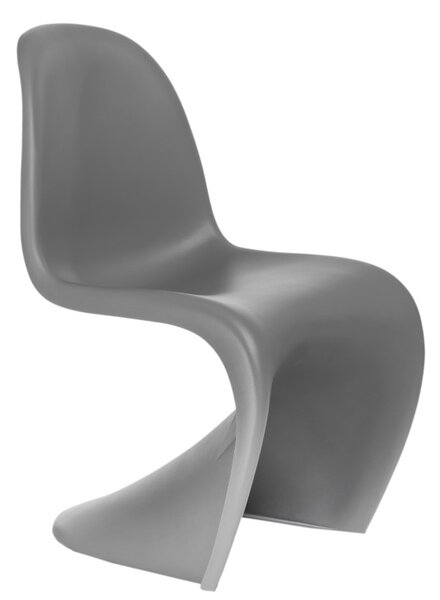 Židle BALANCE pp šedá, Sedák bez čalounění, plast, barva: šedá, bez područek