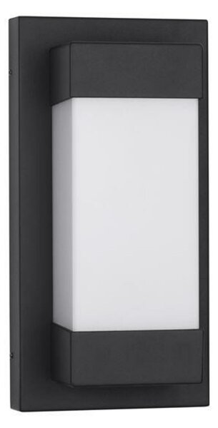 NOVA LUCE venkovní nástěnné svítidlo LETO černý hliník akrylový difuzor LED 18W 3000K 220-240V 120st. IP65 9060203