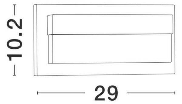 NOVA LUCE venkovní nástěnné svítidlo LETO černý hliník akrylový difuzor LED 18W 3000K 220-240V 120st. IP65 9060204