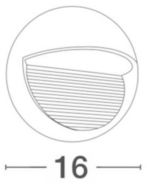NOVA LUCE venkovní nástěnné svítidlo KRYPTON tmavě šedý hliník a sklo LED 6W 3000K 220-240V 31st. IP54 710446
