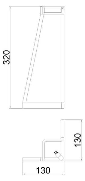 Mantra 7285 Minimal, moderní zlatá stolní lampa, LED 5W 375lm 3000K, výška 32cm