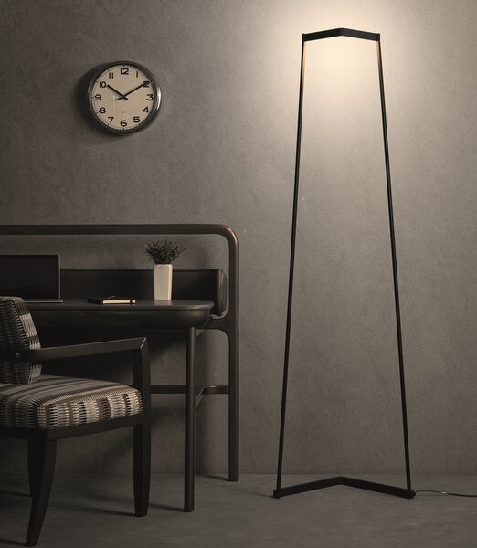 Mantra 7282 Minimal, moderní bílá stojací lampa, LED 20W 1500lm 3000K, výška 180cm