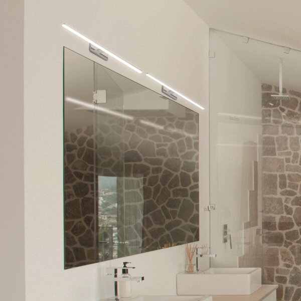 Mantra 7480 Morne, nástěnné svítidlo nad zrcadlo, bílá, LED 16W 1440lm 4000K, šířka 60cm, IP44