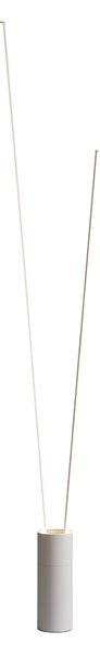 Mantra 7345 Vertical, stmívatelná bílá stojací lampa se dvěma prvky, LED 44W 2600lm 3000K, výška 180cm