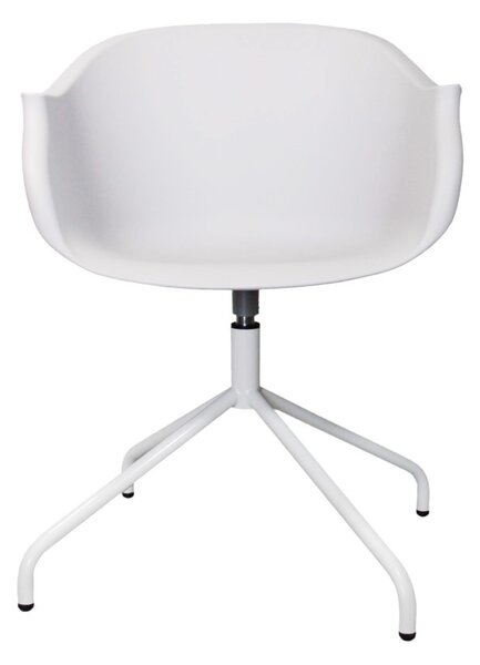 Židle Roundy bílá, kov, barva: bílá
