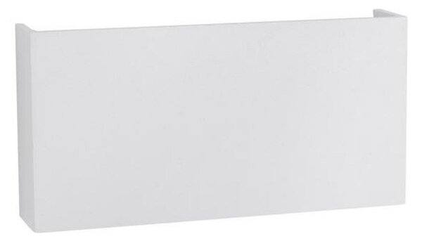 NOVA LUCE venkovní nástěnné svítidlo MILE bílý hliník a sklo LED 2x5W 3000K 100-240V 102st. IP54 světlo nahoru a dolů 9262111