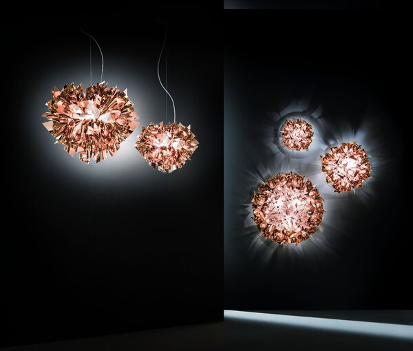SLAMP VELSL00CPP01T00000EU Veli copper large, závěsné svítidlo v měděné, 4x12W E27, šířka 60cm