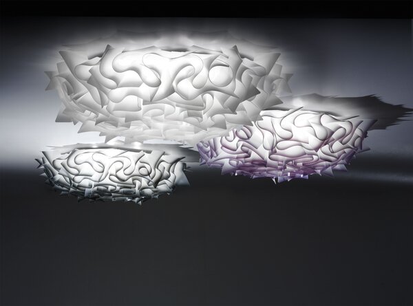 SLAMP VELCL00WHT00000000EU Veli opal large, stropní svítidlo z bílého opalflexu, 3x12W E27, prům. 78cm