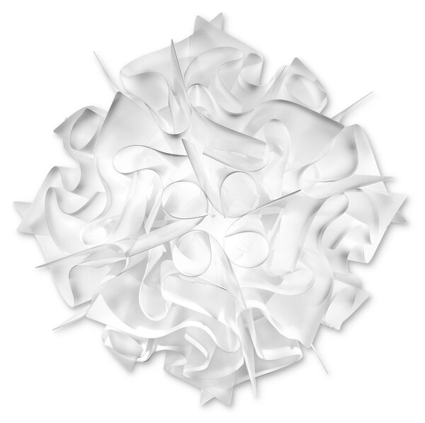 SLAMP VELCM00WHT00000000EU Veli opal medium, stropní svítidlo z bílého opalflexu, 2x12W E27, prům. 53cm