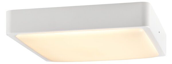 SLV 1003451 Ainos, stropní svítidlo se senzorem, LED 18W 3000/4000K, bílá, 30x30cm, IP65