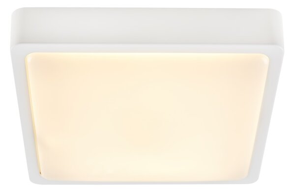 SLV 1003451 Ainos, stropní svítidlo se senzorem, LED 18W 3000/4000K, bílá, 30x30cm, IP65