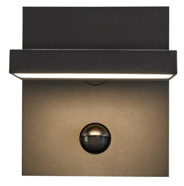 SLV 1002990 Abridor, venkovní nástěnné antracitové svítidlo se senzorem LED 14W, IP54, 3000/4000K