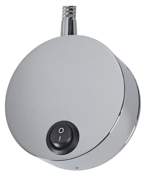 SLV 146692 Dio Flex, nástěnné flexibilní svítidlo, 1x GU10 max. 50 W, chorm