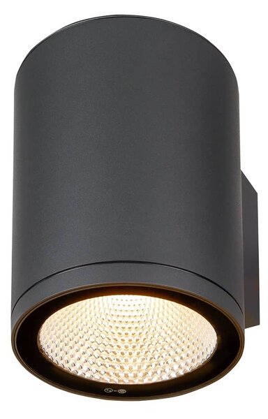SLV 1003440 Enola Round L, venkovní nástěnné svítidlo, LED 35W 3000/4000K, antracit, výška 21,8cm, IP65