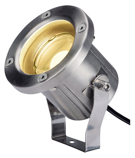 SLV 1001962 Nautilus Spike, venkovní reflektor s trnem, LED 9W 3000K, nerez, IP55