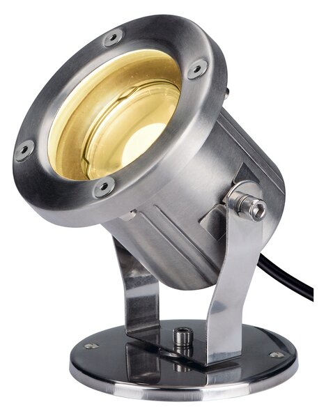 SLV 1001962 Nautilus Spike, venkovní reflektor s trnem, LED 9W 3000K, nerez, IP55