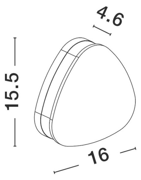 NOVA LUCE venkovní nástěnné svítidlo PARRIS antracitový hliník a čirý akryl LED 7.5W 3000K 220-240V 170st. IP65 9492600